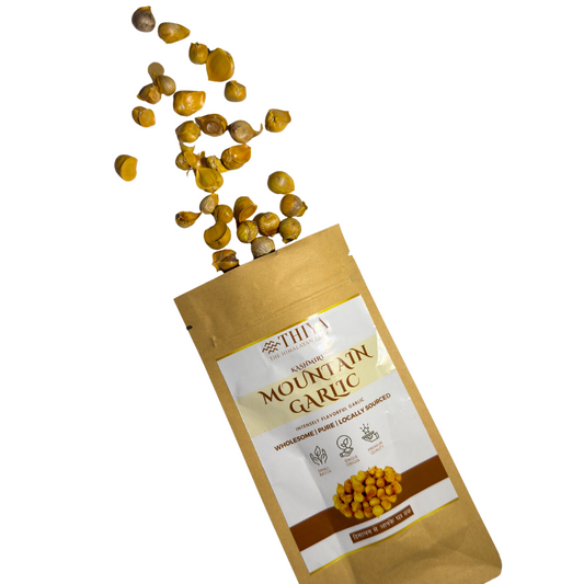 Thiya Kashmir Mountain Garlic | Wild & Aromatic | Kashmir’s Superfood