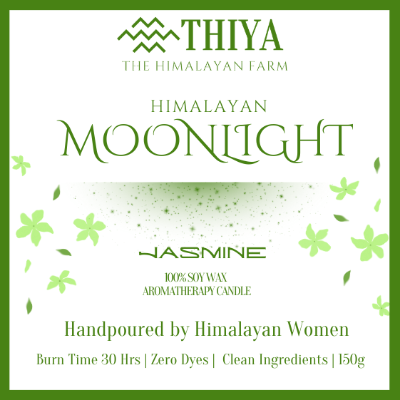 Himalayan Moonlight | Jasmine Scented Candle | Soy Wax Candle