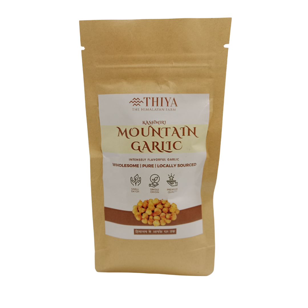 Thiya Kashmir Mountain Garlic | Wild & Aromatic | Kashmir’s Superfood
