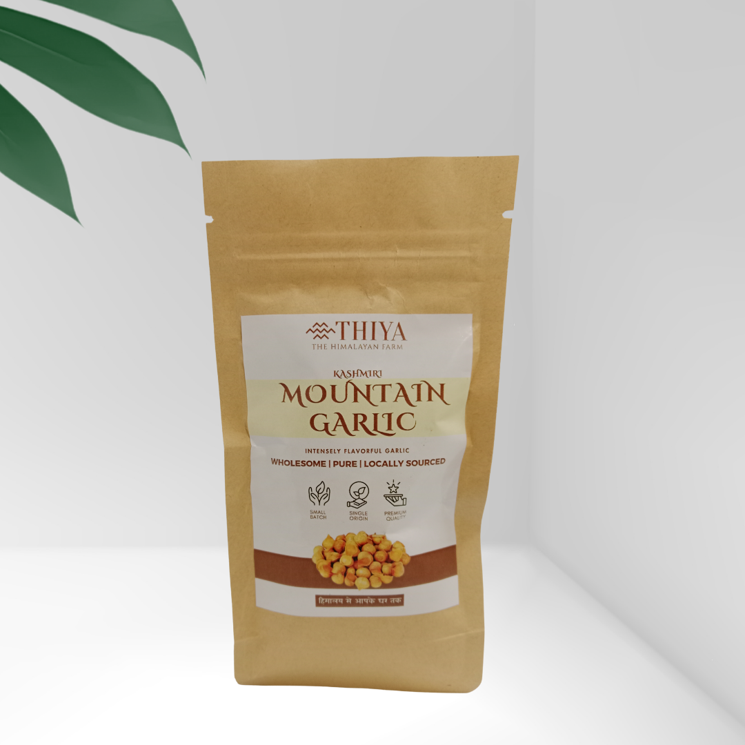 Thiya Kashmir Mountain Garlic | Wild & Aromatic | Kashmir’s Superfood