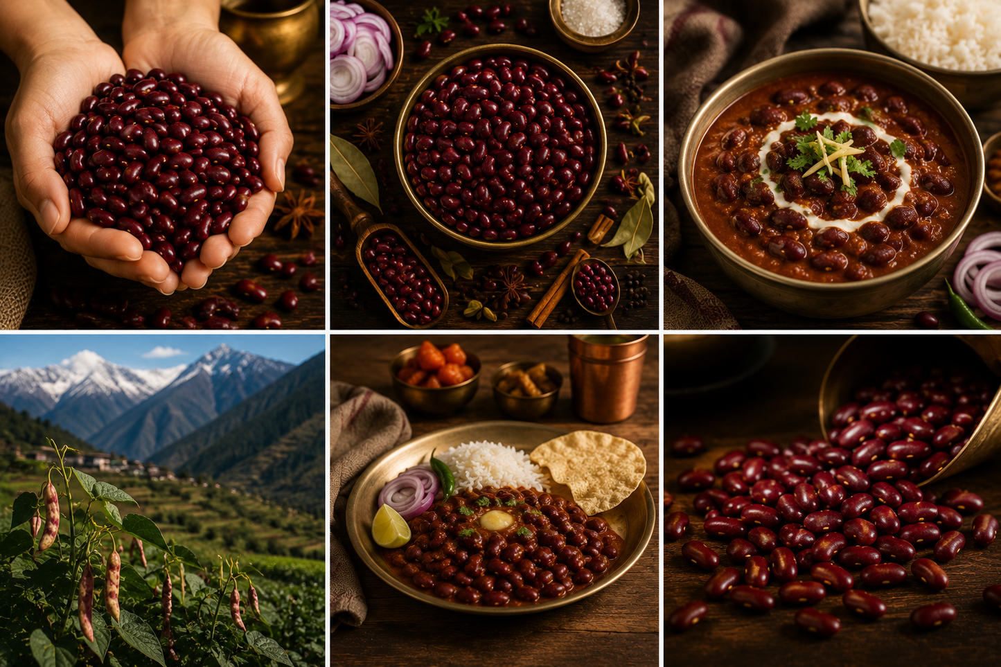 Thiya Kinnauri Rajma | Premium High-Altitude Kidney Beans | Himalayan Pulses | Kinnaur Himachal Pradesh | 500 Gm