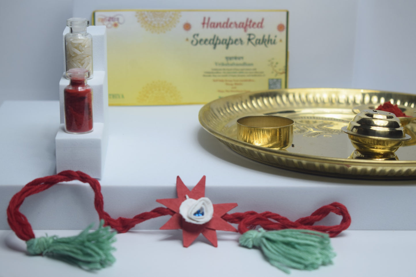 Thiya Handcrafted Seed Paper Rakhi | Made by Himalayan Women