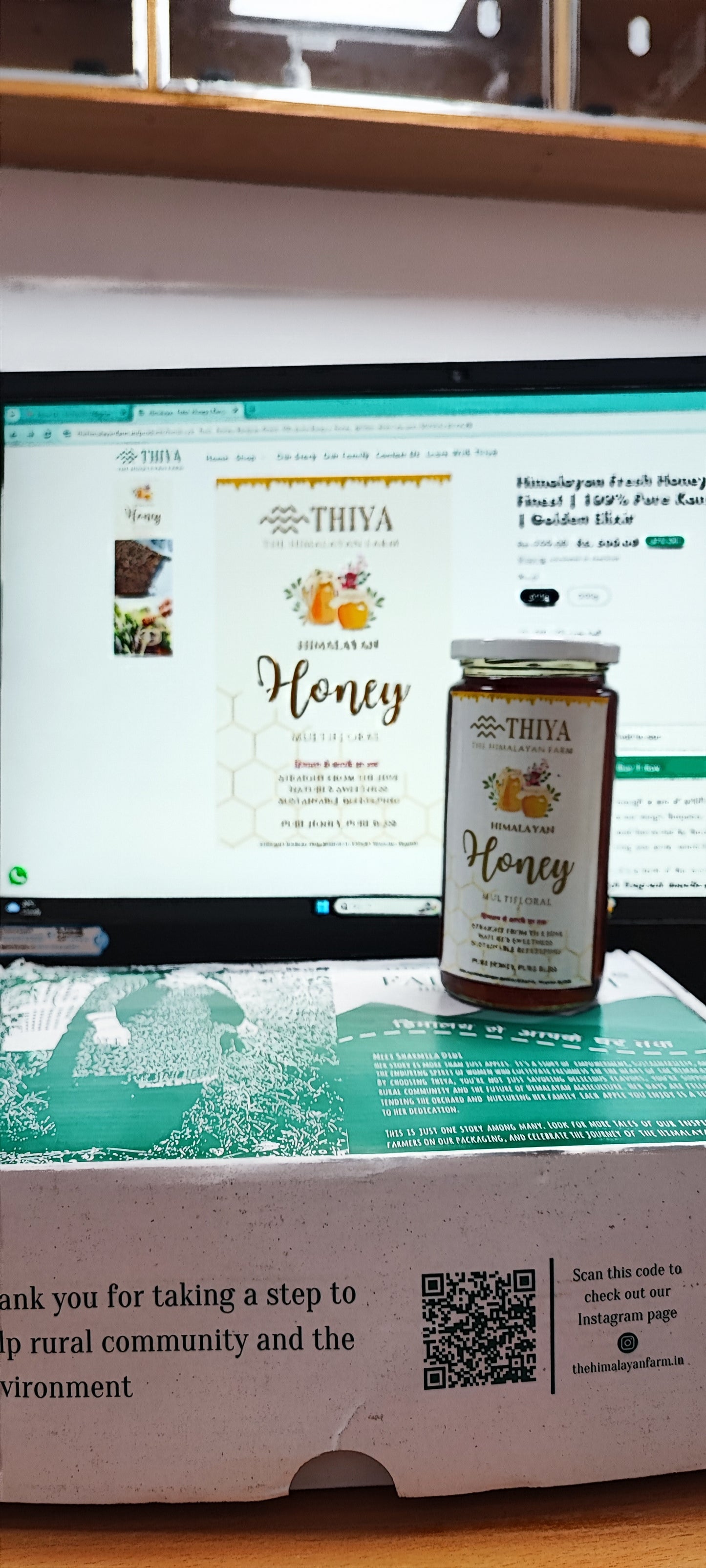 Himalayan Honey | Multifloral | Kangra's Finest | Pure Kangra Honey |  Golden Elixir