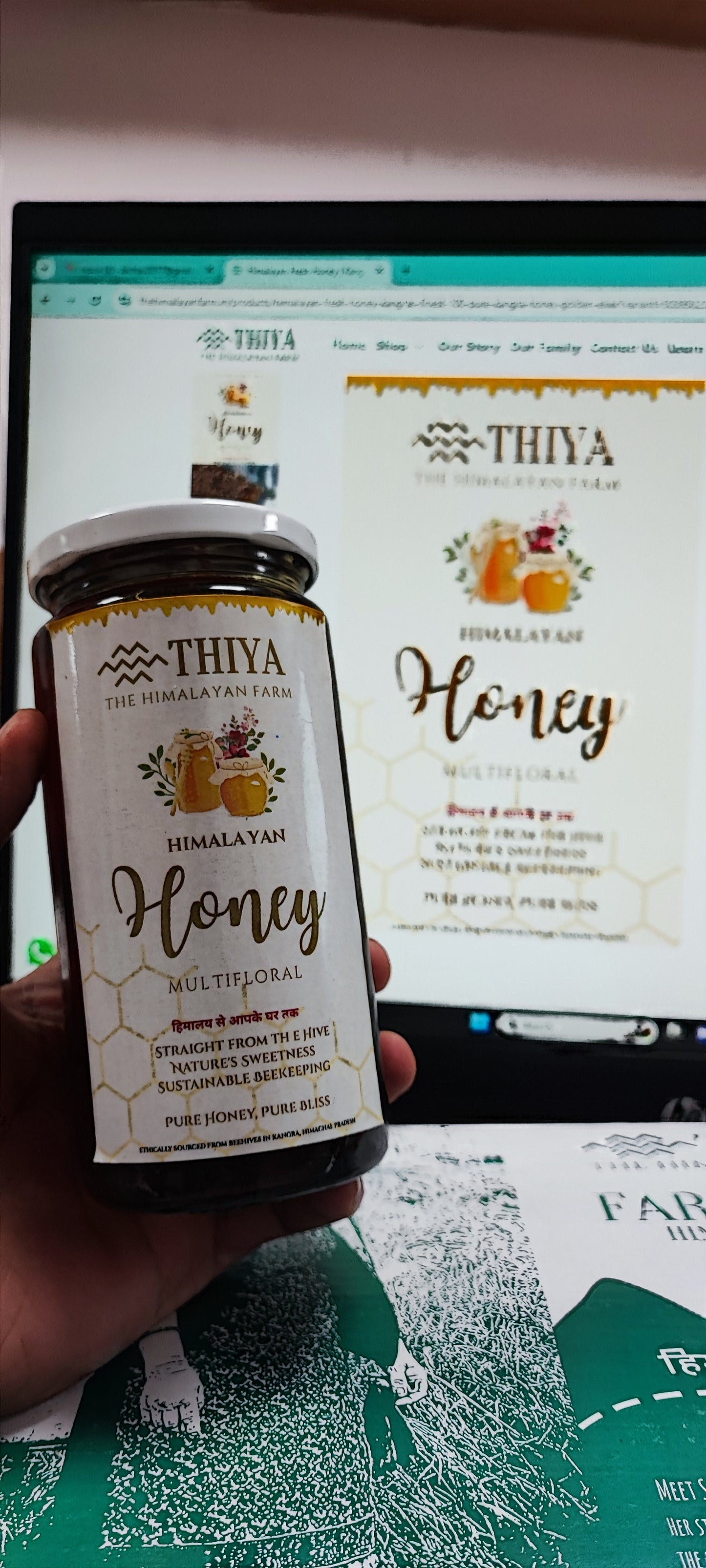 Himalayan Honey | Multifloral | Kangra's Finest | Pure Kangra Honey |  Golden Elixir