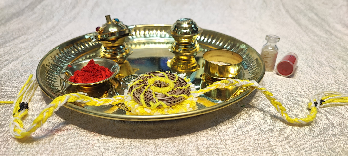 Thiya Handcrafted Pine Needle Seed Rakhi | Made by Himalayan Women
