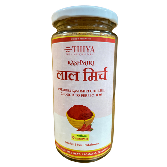 Thiya Kashmiri Red Chilli | Sun-Dried Lal Mirch | Himalayan Spice | Kashmir