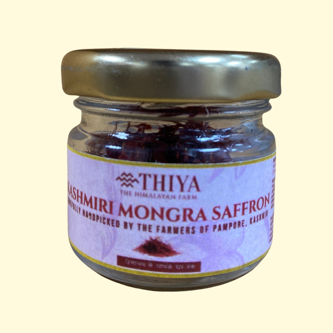 Kashmiri Mongra Saffron Thread | Kashmir's Finest | Mongra Saffron Threads | 1g | Lab Tested