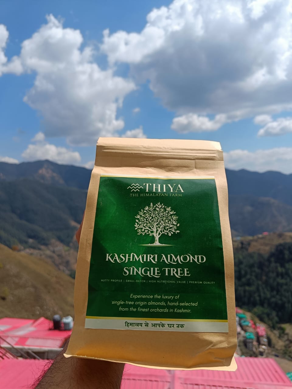 Thiya Single Tree Kashmiri Almonds | Premium & Handpicked | Himalayan Superfood | Kashmir