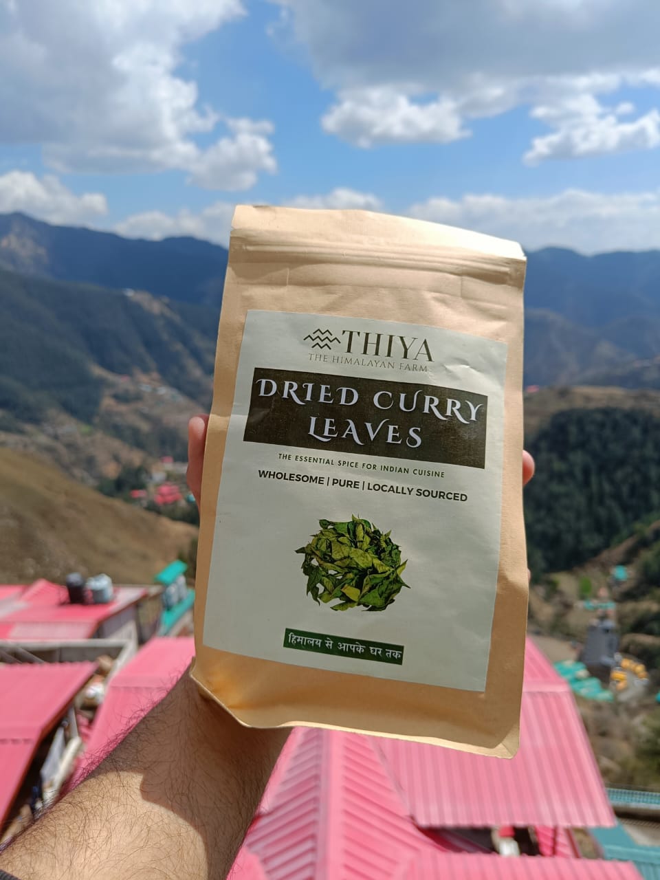 Thiya Himalayan Curry Leaves | Sun-dried | Himachal’s Finest | Fresh & Fragrant