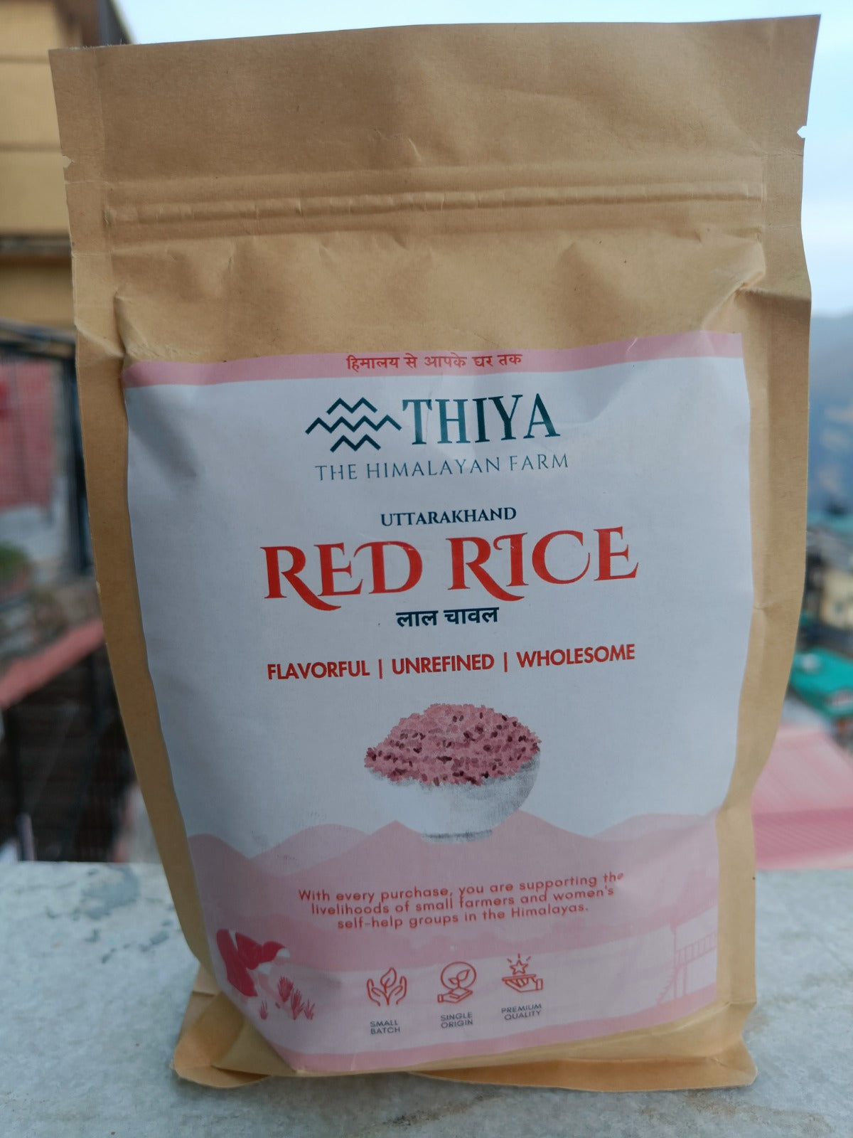 Thiya Uttarakhand Red Rice | Premium High-Altitude Rice | Himalayan Supergrain | Uttarakhand