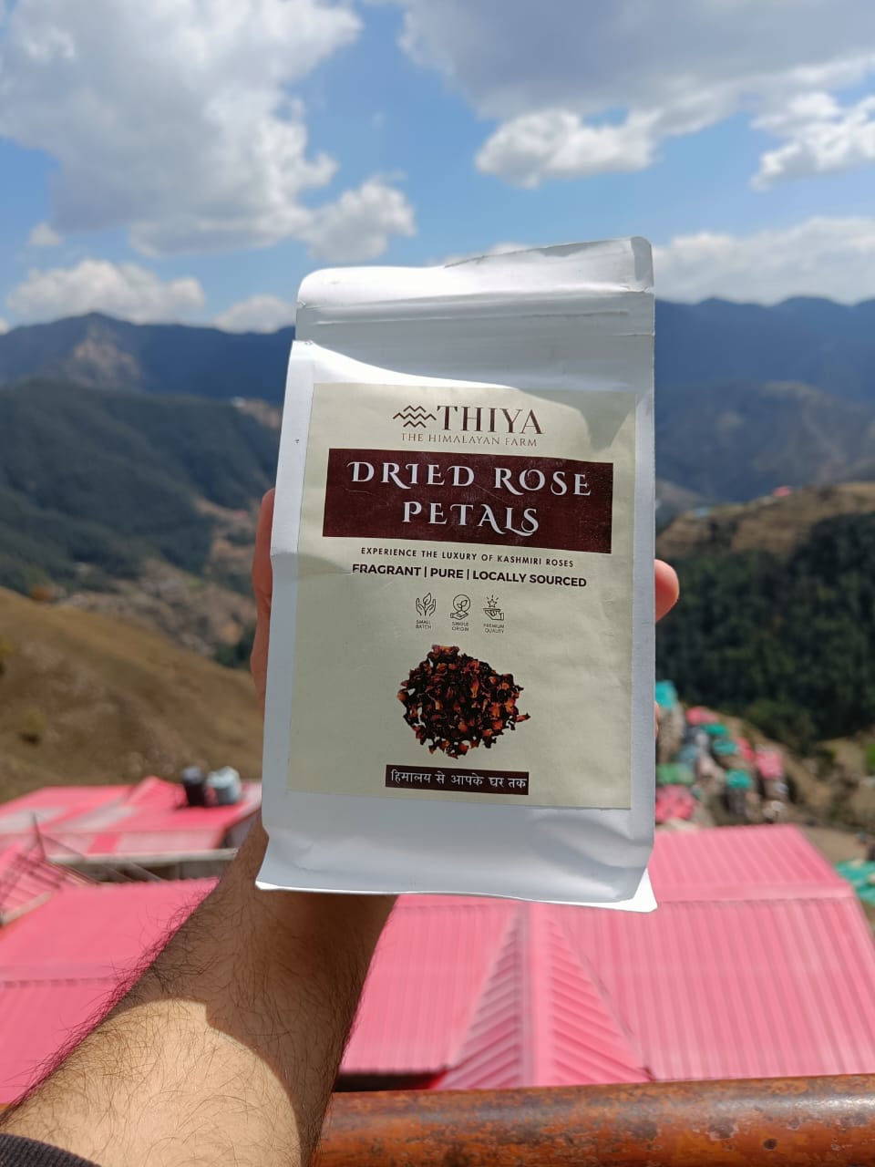 Kashmir Dried Rose Petals | Kashmir's Finest | Dried Rose Petals | 50g