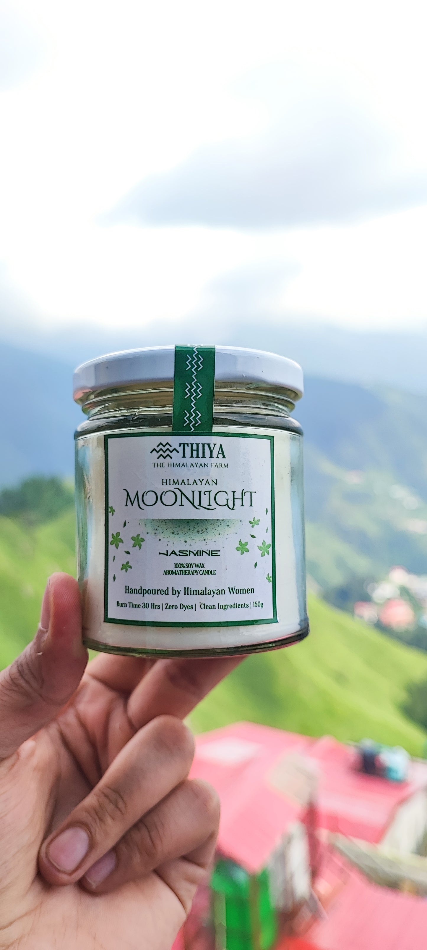 Himalayan Moonlight | Jasmine Scented Candle | Soy Wax Candle