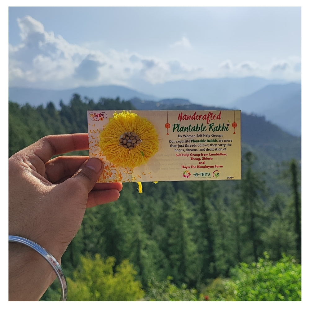 Thiya Handcrafted Seed Rakhi | Made by Himalayan Women