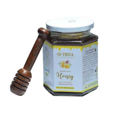Thiya Multifloral Honey | Kangra| HP | Raw Himalayan Honey | 350g | Thiya