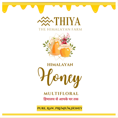 Himalayan Honey | Multifloral | Kangra's Finest | 100% Pure Kangra Honey |  Golden Elixir