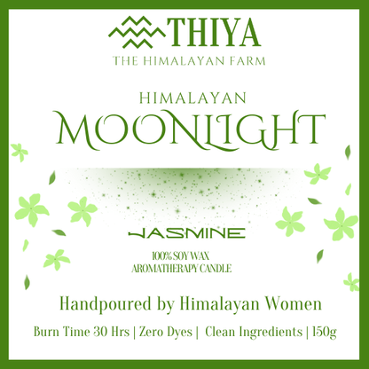 Himalayan Moonlight | Jasmine Scented Candle | 100% Soy Wax Candle