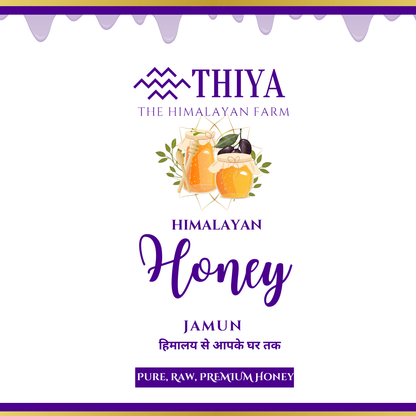 Himalayan Honey | Jamun | Kangra's Finest | 100% Pure Kangra Honey |  Golden Elixir