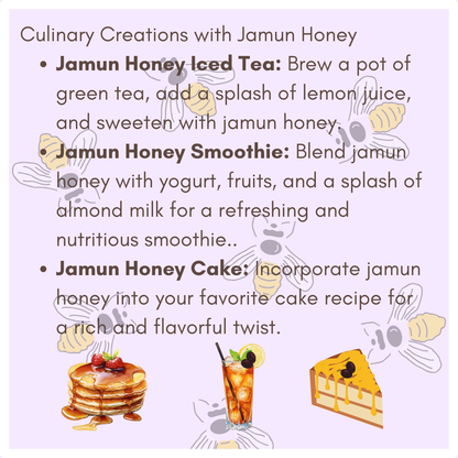 Himalayan Honey | Jamun | Kangra's Finest | 100% Pure Kangra Honey |  Golden Elixir