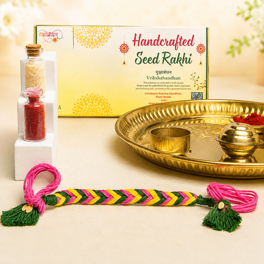 Thiya Handcrafted Seed Rakhi | Made by Himalayan Women