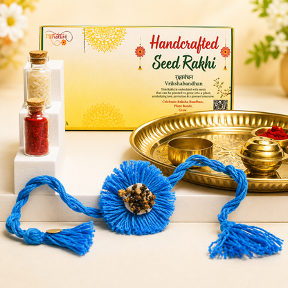 Thiya Handcrafted Seed Rakhi | Made by Himalayan Women