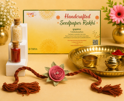 Thiya Handcrafted Seed Paper Rakhi | Made by Himalayan Women