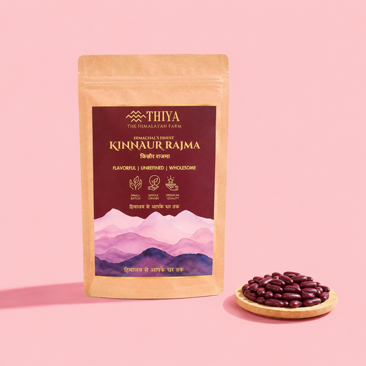 Thiya Kinnauri Rajma | Premium High-Altitude Kidney Beans | Himalayan Pulses | Kinnaur Himachal Pradesh | 500 Gm