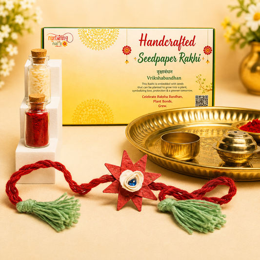Thiya Handcrafted Seed Paper Rakhi | Made by Himalayan Women