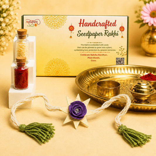 Thiya Handcrafted Seed Paper Rakhi | Made by Himalayan Women