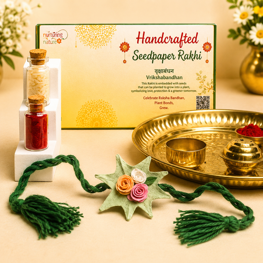 Thiya Handcrafted Seed Paper Rakhi | Made by Himalayan Women