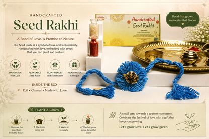 Thiya Handcrafted Seed Rakhi | Made by Himalayan Women