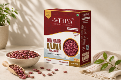 Thiya Kinnauri Rajma | Jwala Variety | Premium High-Altitude Kidney Beans | Himalayan Pulses | Kinnaur Himachal Pradesh | 500 Gm