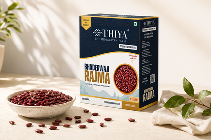 Thiya Bhaderwah Rajma | Premium High-Altitude Kidney Beans | Himalayan Pulses | Bhaderwah, Jammu and Kashmir | 500 Gm