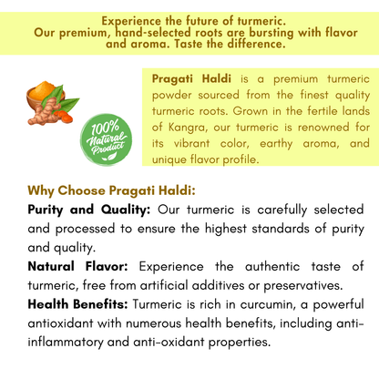 Himalayan Pragati Haldi | Kangra's Finest | 100% Pure Pragati Haldi | Premium Quality