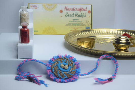 Thiya Handcrafted Pine Needle Seed Rakhi | Made by Himalayan Women