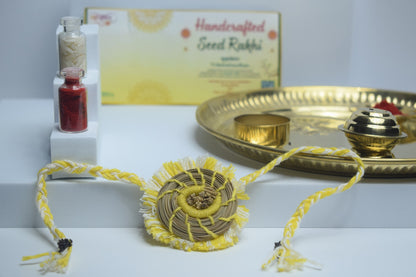 Thiya Handcrafted Pine Needle Seed Rakhi | Made by Himalayan Women