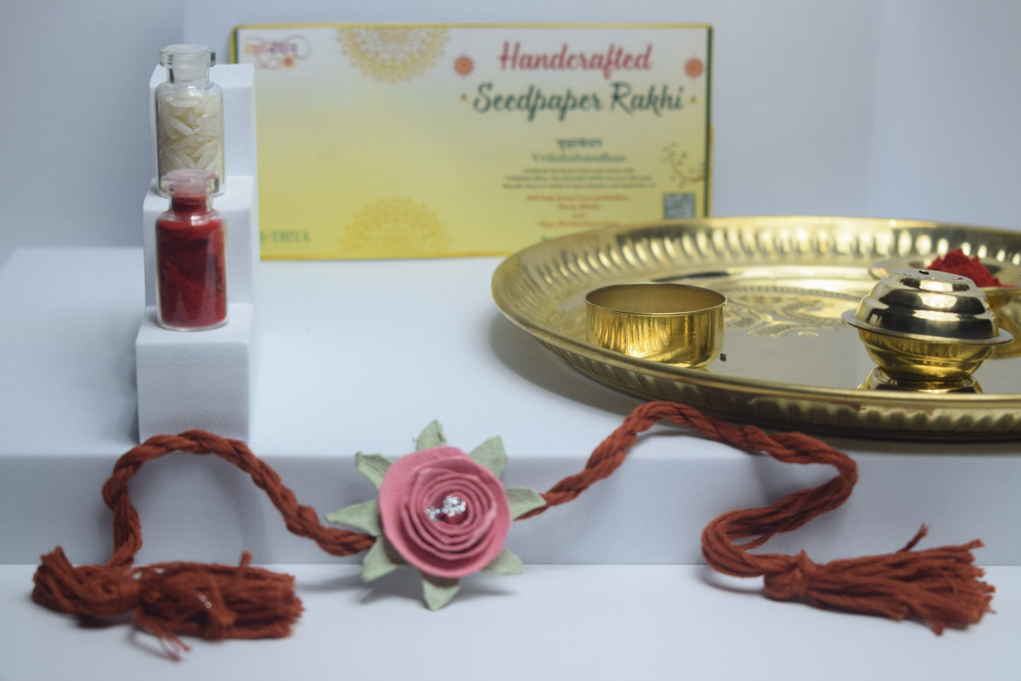 Thiya Handcrafted Seed Paper Rakhi | Made by Himalayan Women