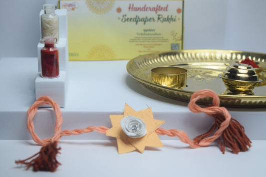 Thiya Handcrafted Seed Paper Rakhi | Made by Himalayan Women