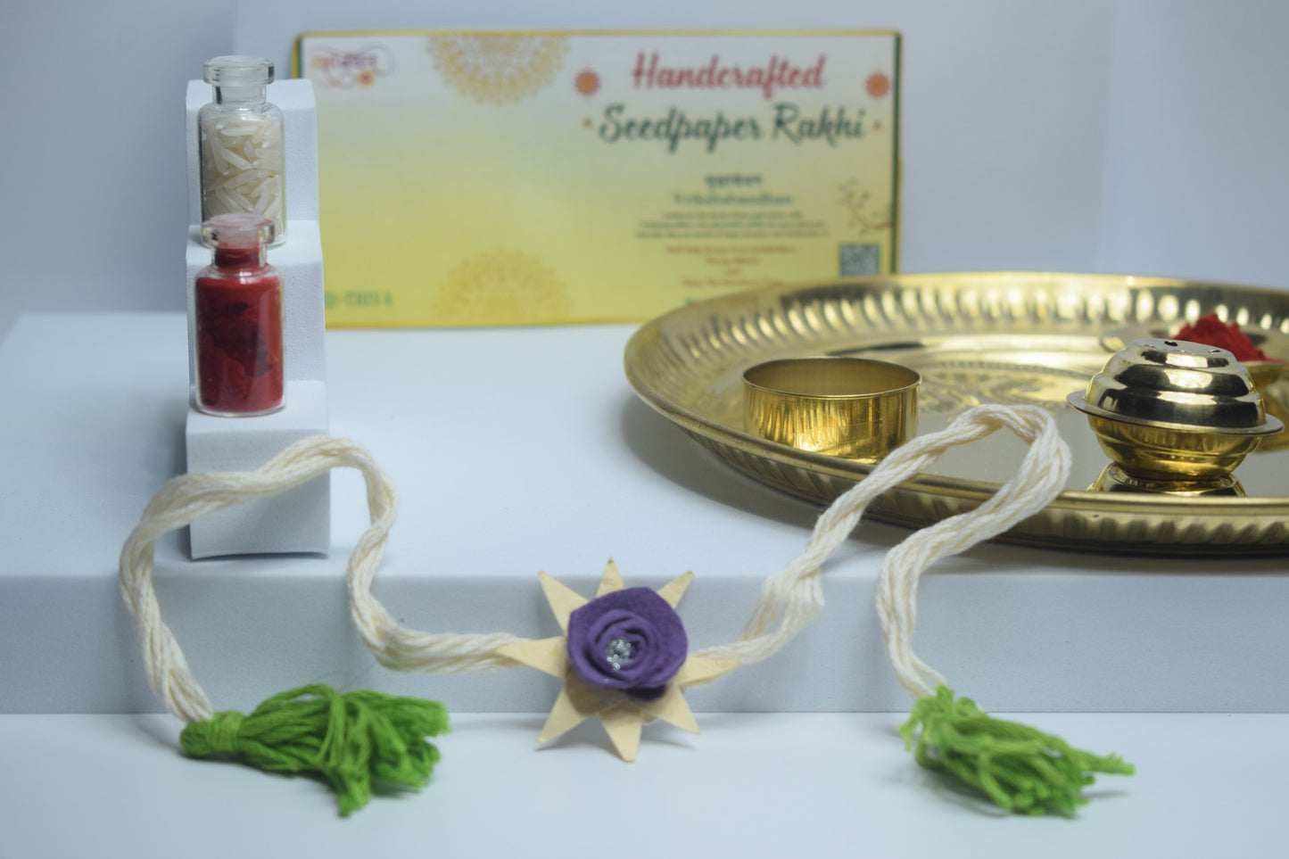 Thiya Handcrafted Seed Paper Rakhi | Made by Himalayan Women