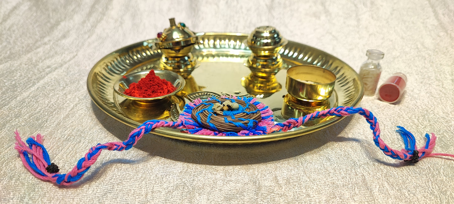 Thiya Handcrafted Pine Needle Seed Rakhi | Made by Himalayan Women