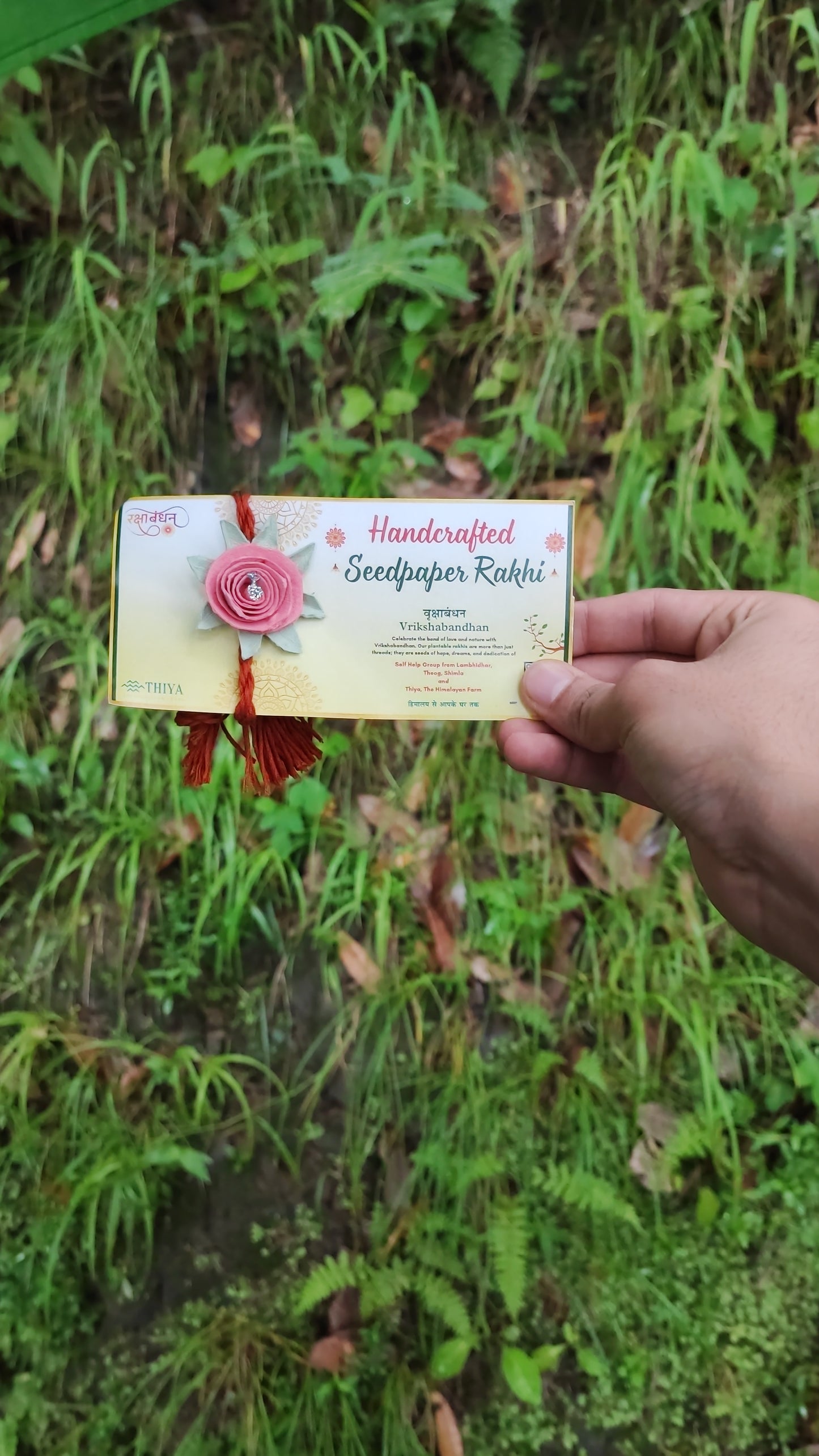 Thiya Handcrafted Seed Paper Rakhi | Made by Himalayan Women