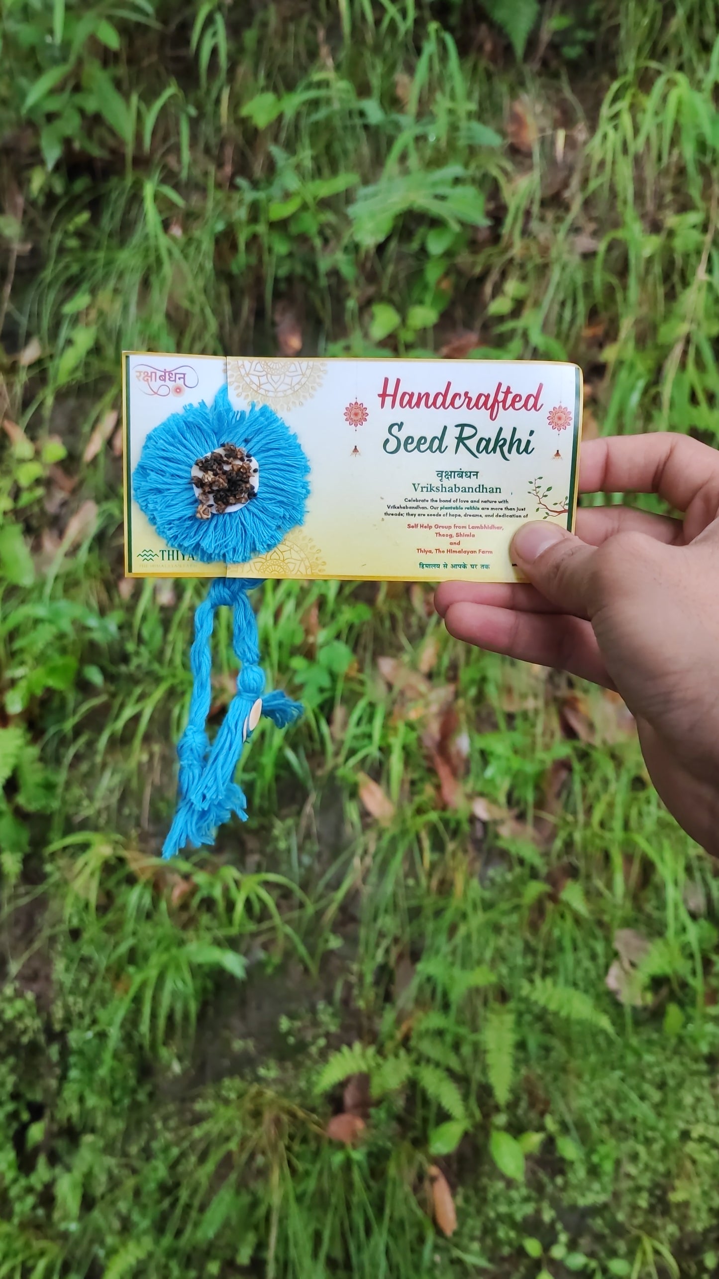 Thiya Handcrafted Seed Rakhi | Made by Himalayan Women