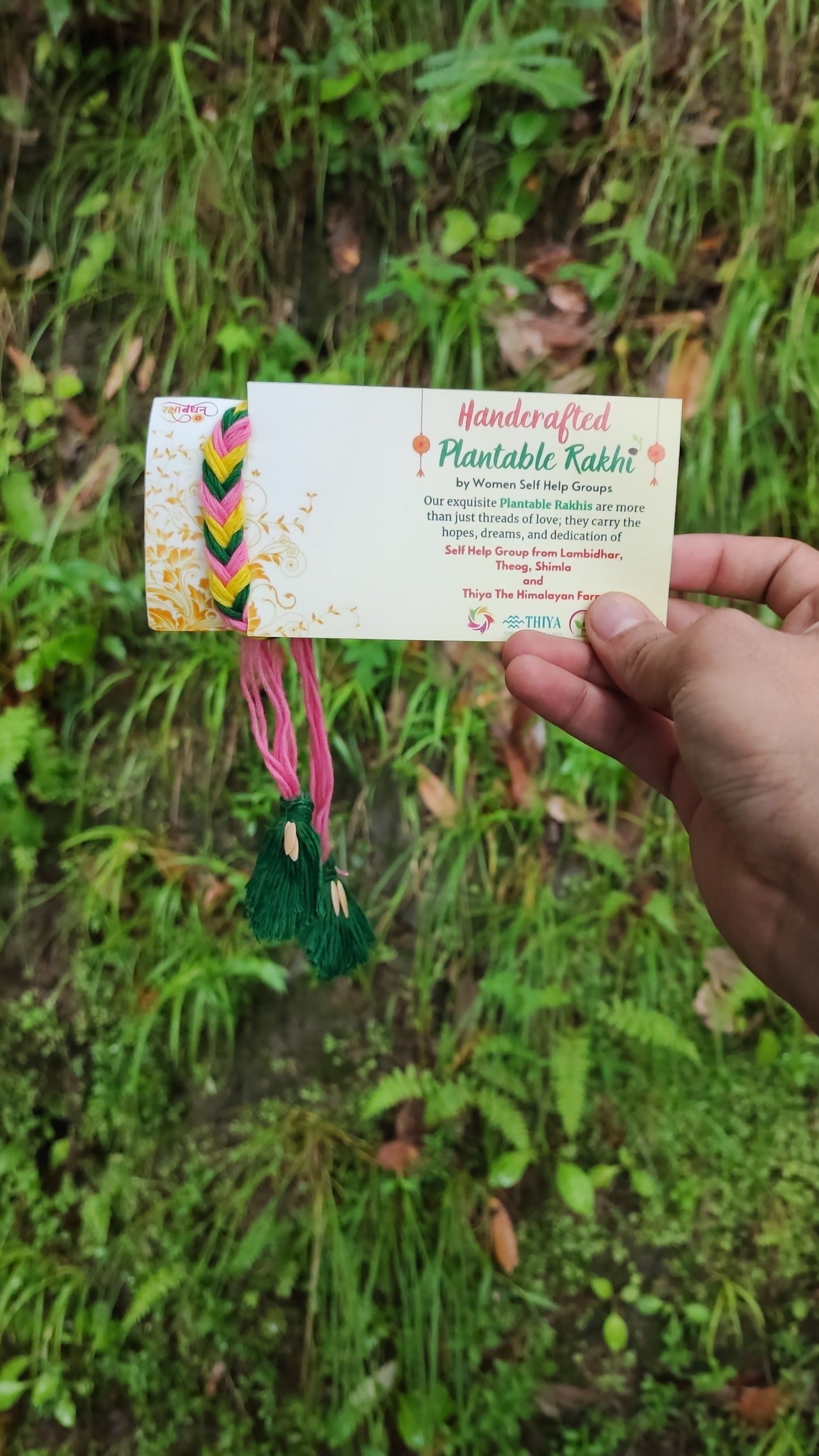 Thiya Handcrafted Seed Rakhi | Made by Himalayan Women