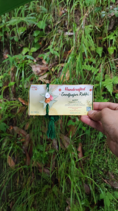 Thiya Handcrafted Seed Paper Rakhi | Made by Himalayan Women