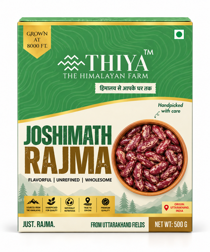 Thiya Joshimath Rajma | Premium High-Altitude Kidney Beans | Himalayan Pulses | Uttarakhand