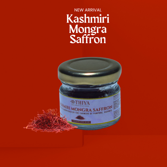Kashmiri Mongra Saffron Thread | Kashmir's Finest | 100% Pure Mongra Saffron Threads | 1g | Lab Tested