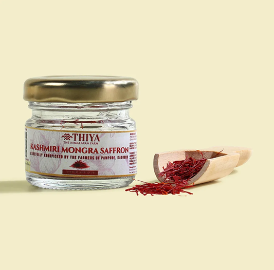 Kashmiri Mongra Saffron | Pure Kesar Threads | 1g | Lab Tested | Thiya