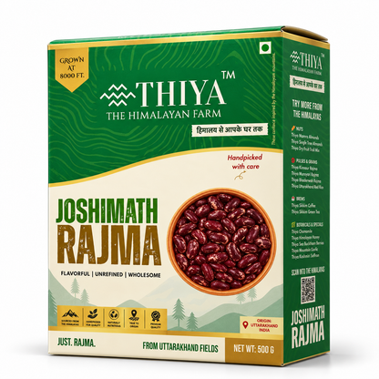 Thiya Joshimath Rajma | Premium High-Altitude Kidney Beans | Himalayan Pulses | Uttarakhand