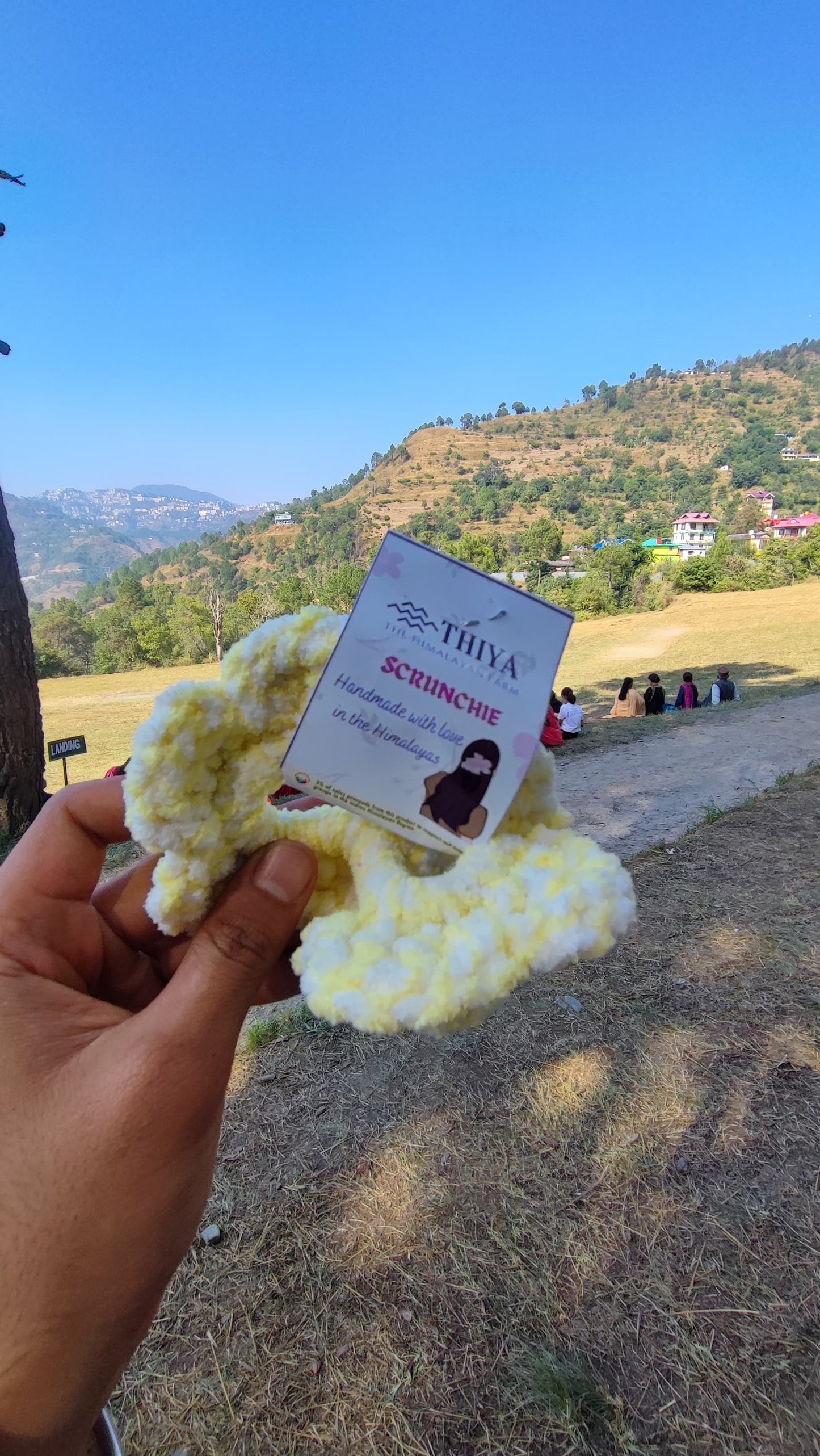 Thiya Handcrafted Scrunchie | Made by Himalayan Women