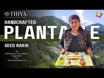 Thiya Handcrafted Pine Needle Seed Rakhi | Made by Himalayan Women